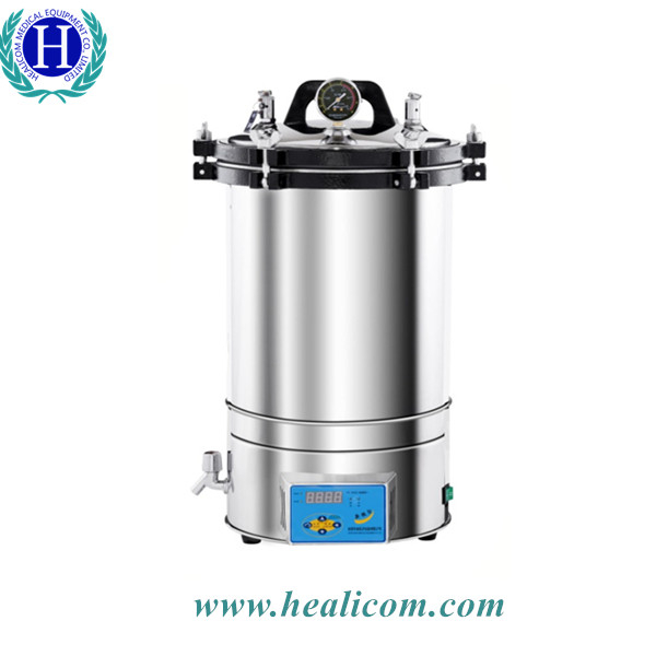 Sterilizzatore a vapore a pressione portatile digitale YX-280